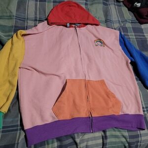 Girls multi color sweater, SO brand size M